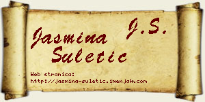 Jasmina Šuletić vizit kartica